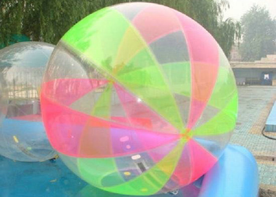 Boule de marche gonflable de connexion de corde de sécurité, promenade sur le diamètre de la bulle 2.0m 2.5m de l'eau