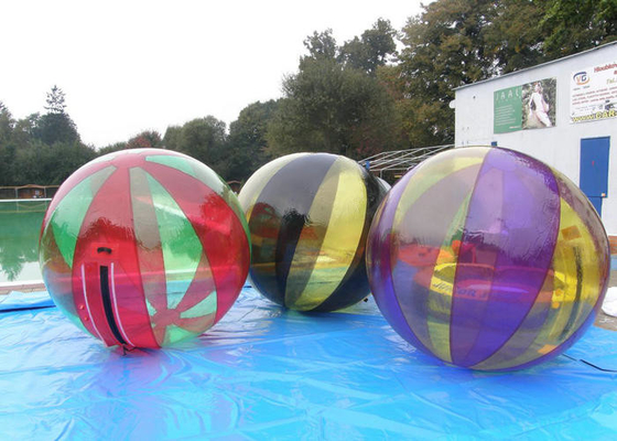 Boule de marche gonflable de connexion de corde de sécurité, promenade sur le diamètre de la bulle 2.0m 2.5m de l'eau