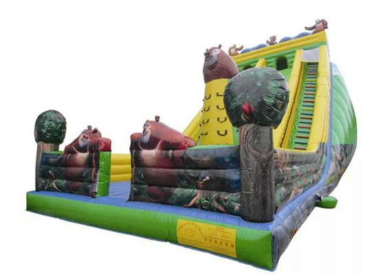 Parc gonflable de jeu de Retardent de cadre, ordre gonflable géant d'échantillon de château acceptable