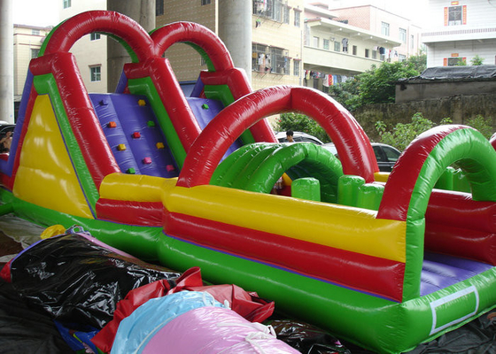 CE EN71 adapté aux besoins du client par OEM gonflable imprimé coloré de parc d'attractions approuvé