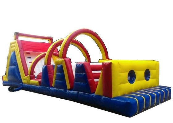 Bâche sûre gonflable géante faite sur commande de PVC de parcours du combattant pour des enfants pleins d'entrain