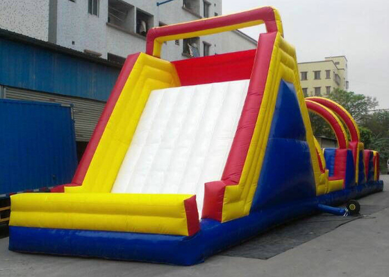 Bâche sûre gonflable géante faite sur commande de PVC de parcours du combattant pour des enfants pleins d'entrain