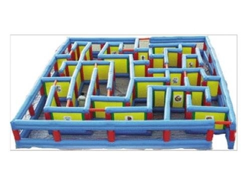 Jouets gonflables de sports de couleur bleue faits à partir de la bâche à haute résistance de PVC de force
