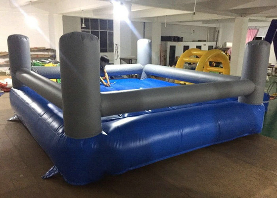 Tailles pleines d'entrain de l'anneau de lutte de jouets gonflables interactifs extérieurs de sports 4mx4m 5mx5m