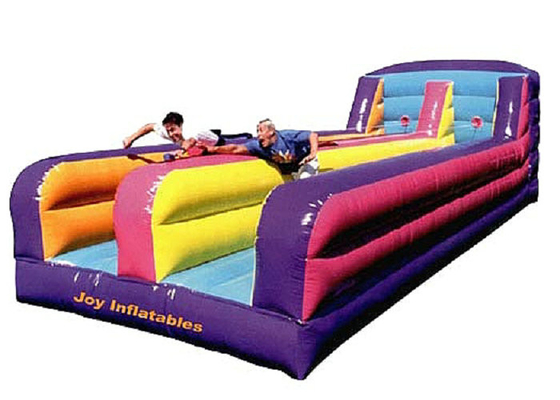 Résistance à l'abrasion gonflable de course de Bungee de deux de ruelles jouets de sports pour des enfants et des adultes