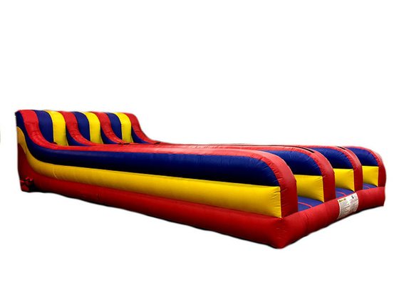 Résistance à l'abrasion gonflable de course de Bungee de trois de ruelles jouets de sports pour des enfants et des adultes
