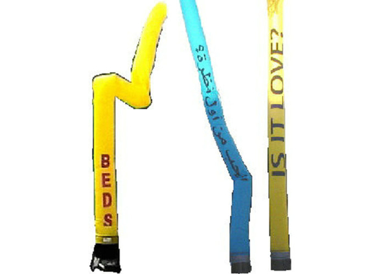 Homme de ondulation de publicité de PVC de Durble d'explosion colorée gonflable en nylon de signes