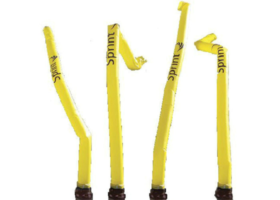 Homme de ondulation de publicité de PVC de Durble d'explosion colorée gonflable en nylon de signes