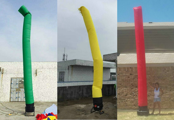 Homme de ondulation de publicité de PVC de Durble d'explosion colorée gonflable en nylon de signes