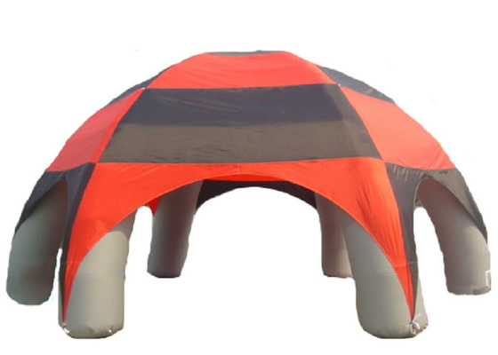 Chapiteau facilement gonflé gonflable extérieur de cube en partie de tente de PVC coloré par mélange