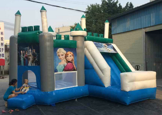 Château plein d'entrain commercial d'aileron d'air de sécurité, Chambre gonflable de saut mettant facilement