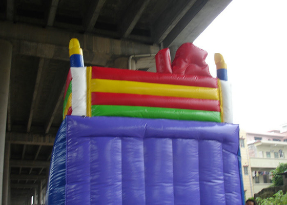 matériaux élevés de PVC de longévité de glissière gonflable commerciale de 6mx4m pour des enfants