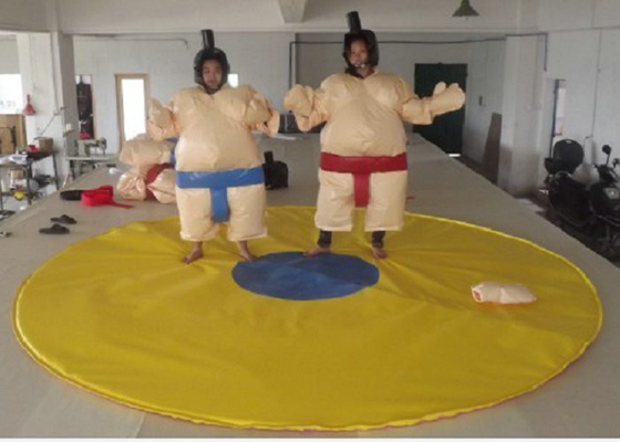 Preuve élevée de larme de bâche de PVC de longévité de costumes gonflables interactifs extérieurs de sumo