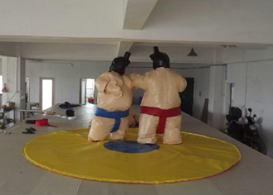 Preuve élevée de larme de bâche de PVC de longévité de costumes gonflables interactifs extérieurs de sumo