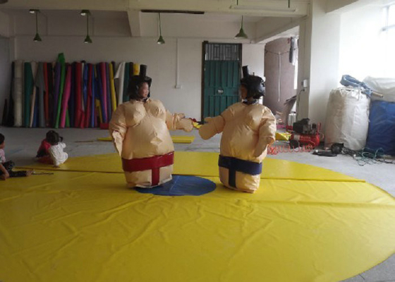 Preuve élevée de larme de bâche de PVC de longévité de costumes gonflables interactifs extérieurs de sumo