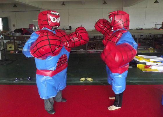Costume contagieux de Halloween de lutteur de sumo d'oeil, costume gonflable de sumo de Spiderman