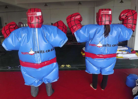 Costume contagieux de Halloween de lutteur de sumo d'oeil, costume gonflable de sumo de Spiderman