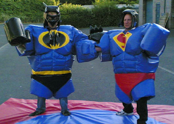 Larme de costume de lutteur de sumo d'aspect de Batman résistante pour des sports en plein air