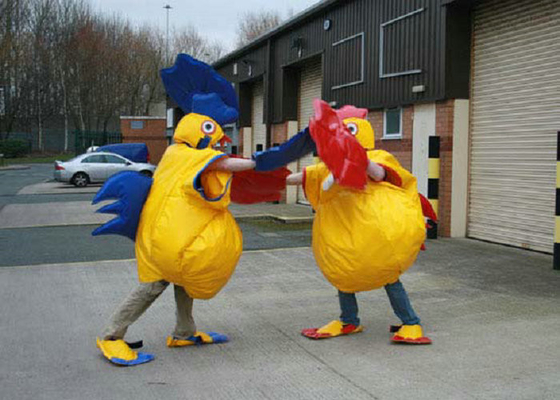 Matériaux élevés de bâche de PVC de sécurité de coq de sumo de lutteur de costume unique d'explosion