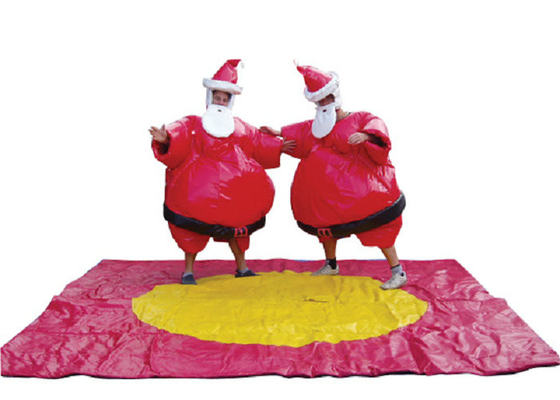 Costumes de sumo de Santa de Noël, costume de sumo d'explosion pour les enfants/le jeu Noël d'adultes