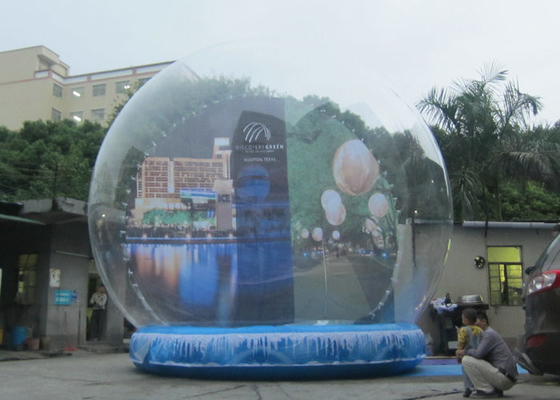 3m - globe gonflable de neige de Noël de diamètre de 5m dehors favorable à l'environnement