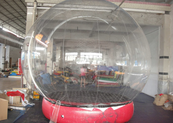 CE transparent d'aspect de couleur de globe gonflable variable de neige approuvé