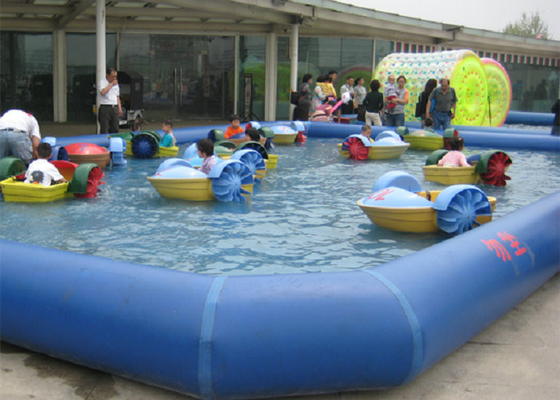 Taille des piscines 10mx8m d'explosion de bâche colorée par mélange pour le parc d'attractions