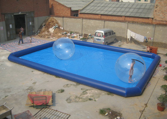 Taille des piscines 10mx8m d'explosion de bâche colorée par mélange pour le parc d'attractions