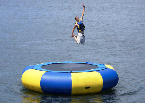 Trempoline de flottement protecteur UV de l'eau, côté enduit du trempoline deux d'explosion