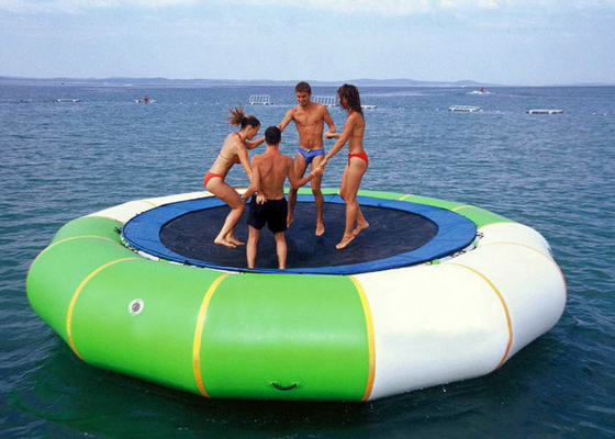 Trempoline gonflable sans plomb de lac, à hautes températures de flottement de trempoline de l'eau soudé