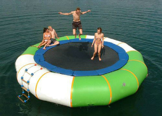 Trempoline gonflable sans plomb de lac, à hautes températures de flottement de trempoline de l'eau soudé