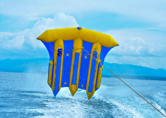 Bateaux de pêche bleus et jaunes de mouche, résistant UV de grande d'explosion lumière du soleil extérieure de jouets