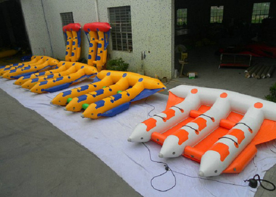 Bateaux de pêche bleus et jaunes de mouche, résistant UV de grande d'explosion lumière du soleil extérieure de jouets