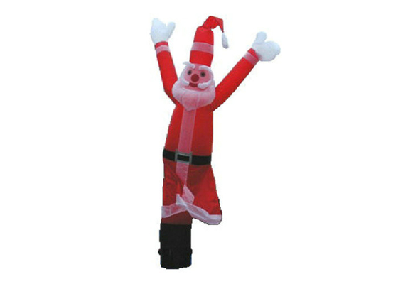 2m - l'homme de ondulation d'explosion de taille de 6m, annonçant des danseurs Père Noël d'air a formé