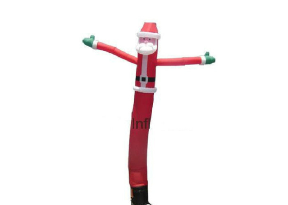 2m - l'homme de ondulation d'explosion de taille de 6m, annonçant des danseurs Père Noël d'air a formé