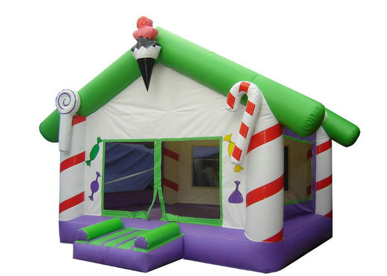 Chambre gonflable de Noël de PVC de longueur de 4m, larme gonflable de Chambre de saut résistante