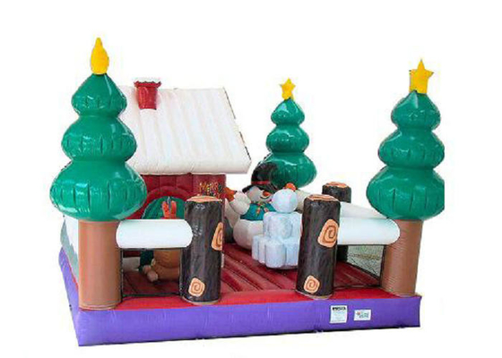 Chambre gonflable de Noël de PVC de longueur de 4m, larme gonflable de Chambre de saut résistante