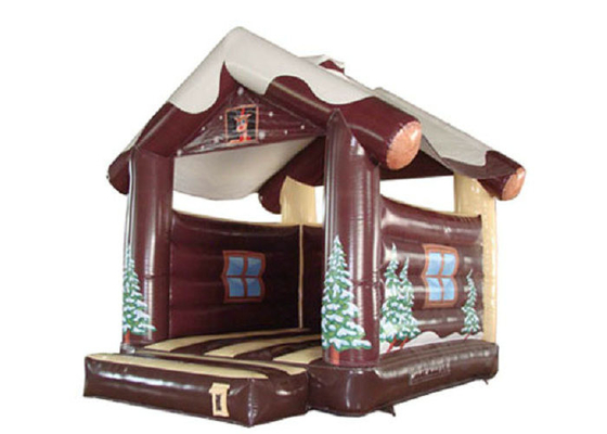 Chambre gonflable de Noël de PVC de longueur de 4m, larme gonflable de Chambre de saut résistante
