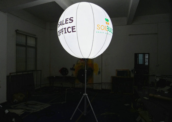 La couleur blanche allument des ballons, diamètre gonflable de la décoration 1.5m d'éclairage