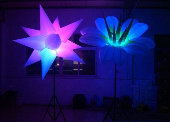 1m - étoile gonflable du diamètre LED de 2m, la haute définition gonflable de décoration d'étape