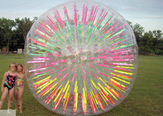 Jeu extérieur imperméable de sports d'amusement de boule gonflable de hamster allumé par LED