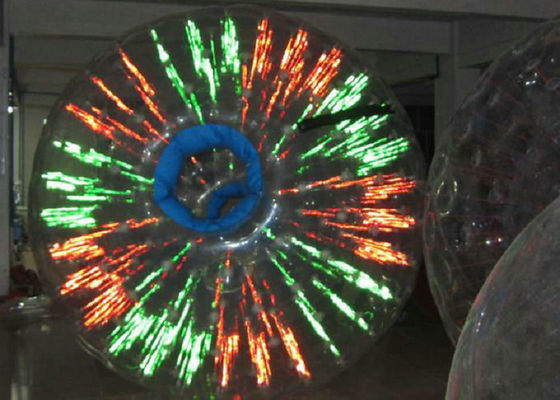 Jeu extérieur imperméable de sports d'amusement de boule gonflable de hamster allumé par LED