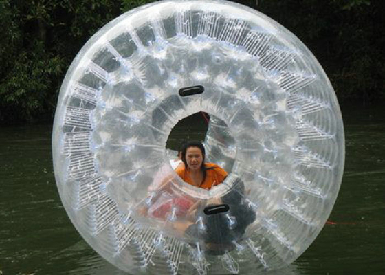 La boule claire de hamster de piscine de PVC a adapté la technologie aux besoins du client soudée imprimée par couleur d'air chaud