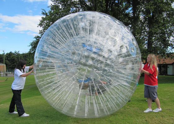 Grande boule écologique de bulle d'explosion, haut transparent de boule gonflable de hamster