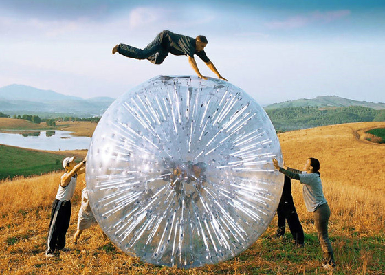 Grande boule écologique de bulle d'explosion, haut transparent de boule gonflable de hamster