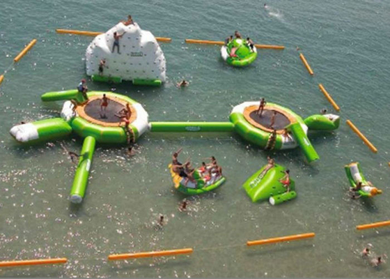 Coffre-fort sans plomb combiné de parc aquatique gonflable de conception pour le jeu d'enfants