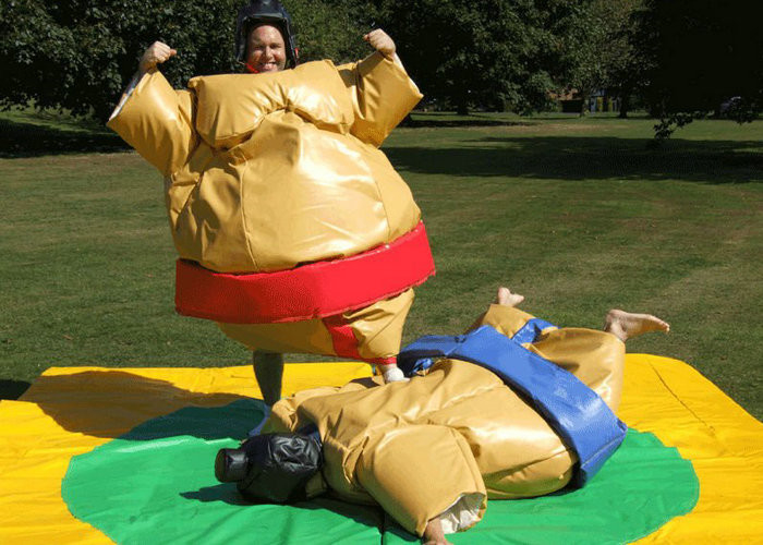 Costumes de combat de sumo adulte de taille, costume de costume de sumo aucune bâche piquante de PVC d'odeur
