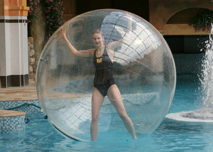 Boule gonflable claire de bulle de TPU diamètre de 1.8m - de 3.0.M pour la marche de l'eau