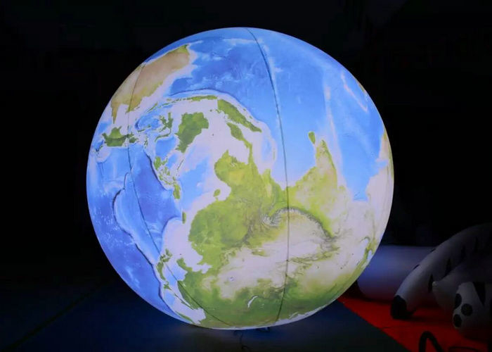 La LED colorée allument le ballon à air d'hélium de PVC d'Inflatables pour la publicité de ciel