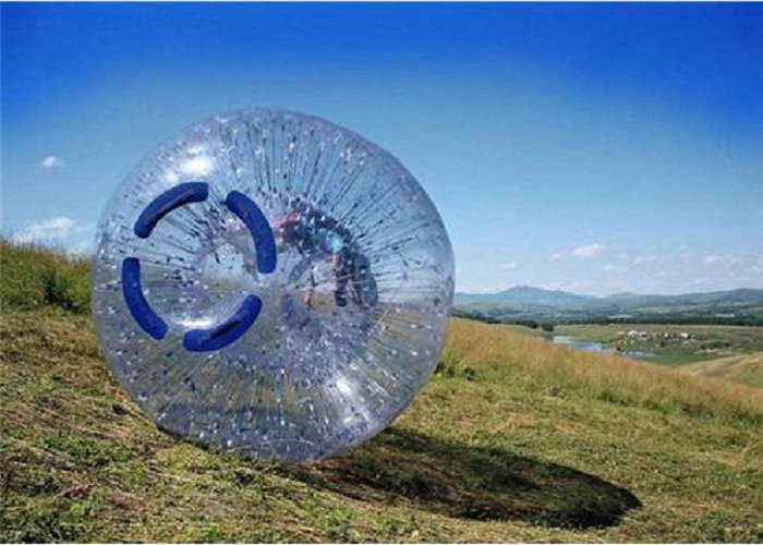 Boule extérieure gonflable de bulle de rouleau de Zorbing de diamètre des jouets 2.2m 2.6m de prairie